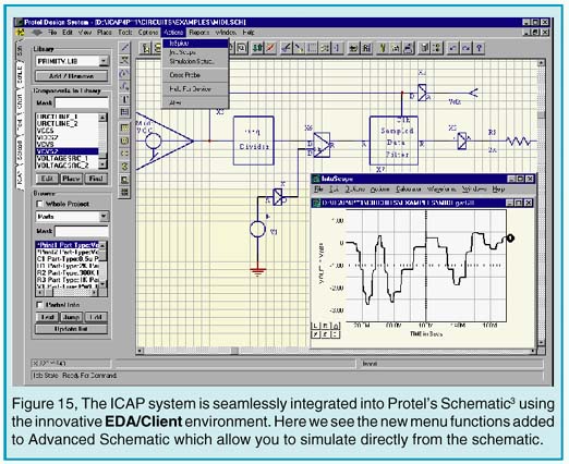 New menu functions added to ICAP for Protel